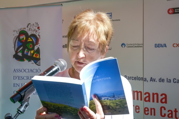 Montserrat Vilarmau a la Setmana del Llibre en Català